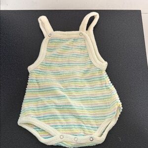 Striped Pastel Kids One Piece vintage 80’s